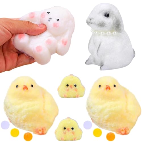 Antistress Spielzeug,Taba Squishy Huhn Quetschspielzeug, Stress Spielzeug Hase, Squishy Squeeze Spielzeug, Chicken Kaninchen Fidget Toy, Stressbälle, Stressabbau Spielzeug für Erwachsene und Kinder Antistress Spielzeug,Taba Squishy Huhn Quetschspielzeug, Stress Spielzeug Hase, Squishy Squeeze Spielzeug, Chicken Kaninchen Fidget Toy, Stressbälle, Stressabbau Spielzeug für Erwachsene und Kinder von Pipihome