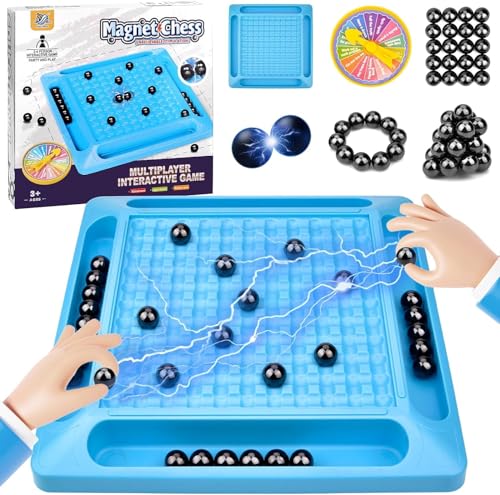 Pipihome Magnetisches Schachspiel, Magnetspiel Schachbrett, Magnetic Chess Game, Intellektuelles Schachbrett, Magnet Schach Spiele für Kinder, Multiplikationstafel Multiplikationsbrett Montessori von Pipihome