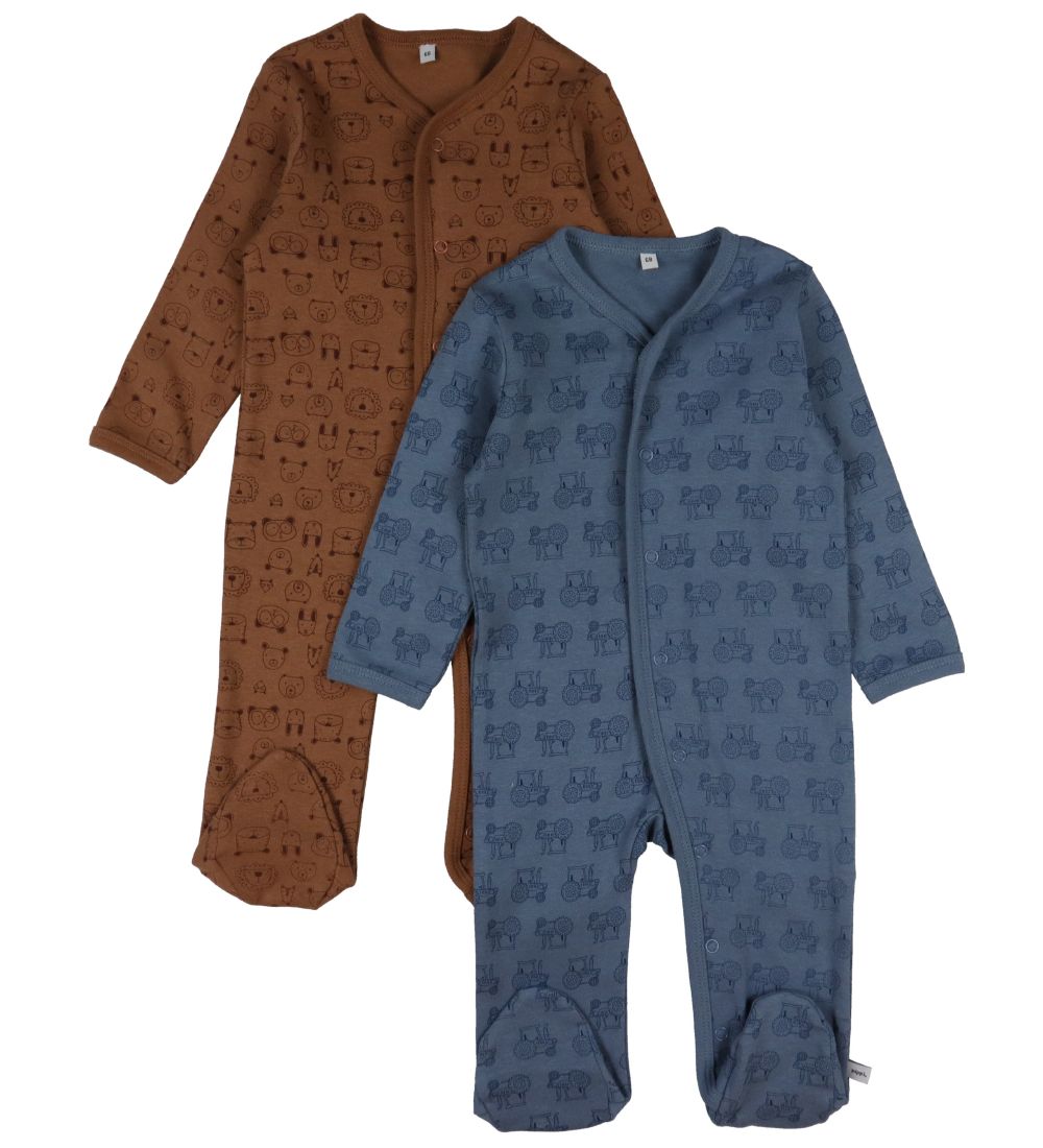 Pippi Baby Schlafanzüge M/f - Schlafanzug - 2er-Pack - Blue Mira - Pippi Baby - 50 - Schlafanzüge Pippi Baby Schlafanzüge M/f - Schlafanzug - 2er-Pack - Blue Mira - Pippi Baby - 50 - Schlafanzüge von Pippi Baby