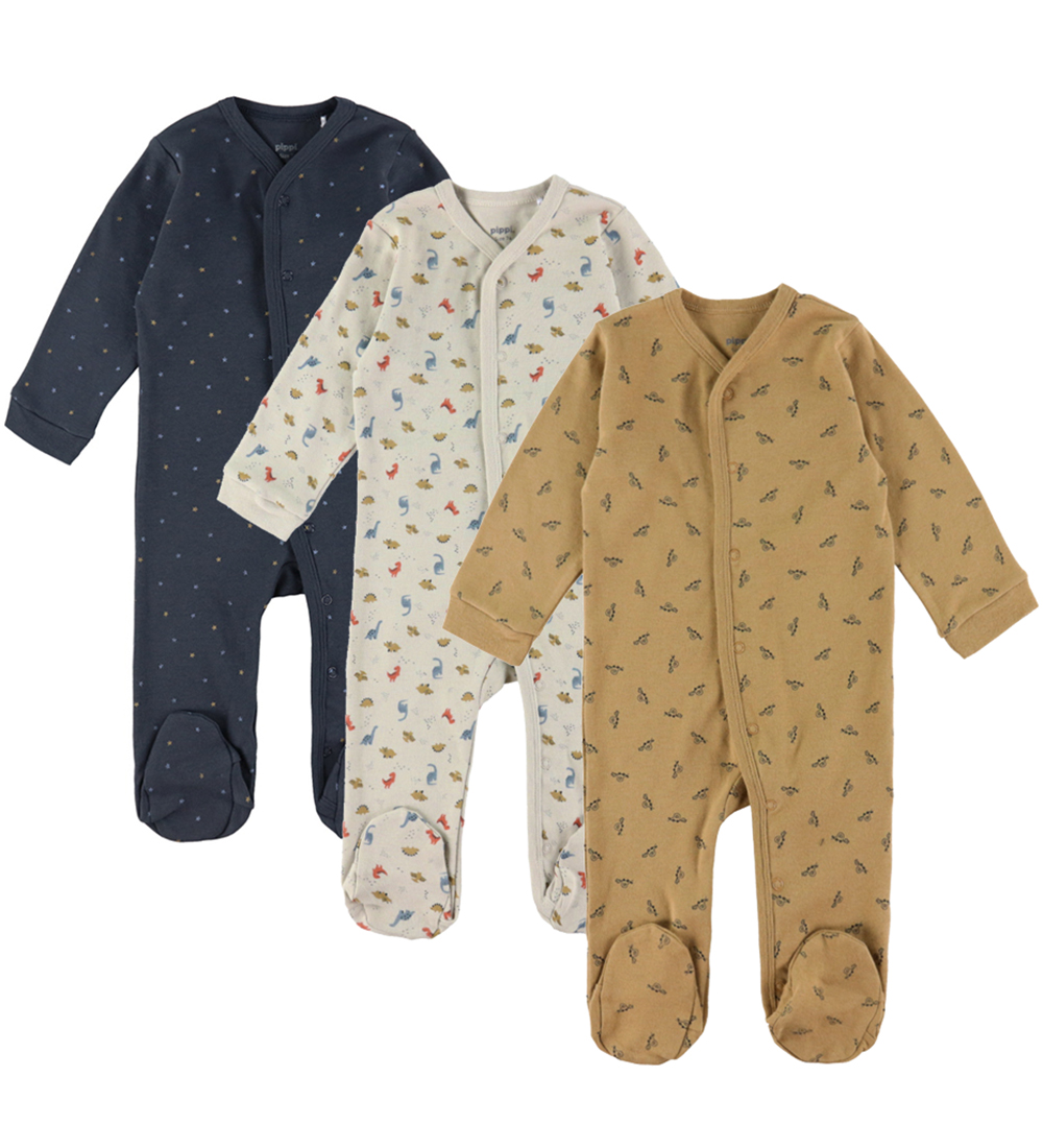 Pippi Baby Strampler M/f - 1 st. - Gemischt - Bunte m. Muster - Pippi Baby - 50 - Strampler Pippi Baby Strampler M/f - 1 st. - Gemischt - Bunte m. Muster - Pippi Baby - 50 - Strampler von Pippi Baby