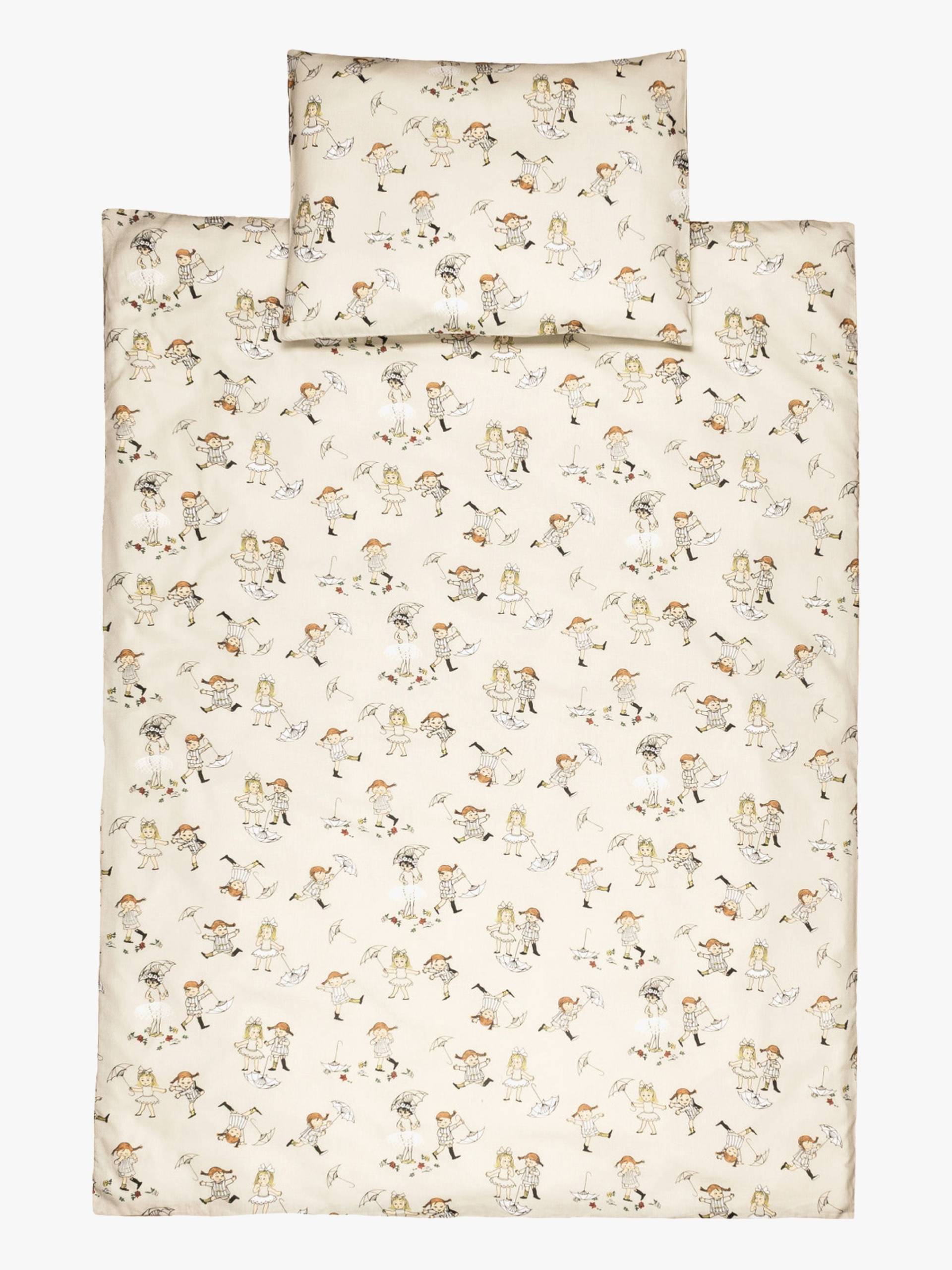 Pippi Langstrumpf Bettwäsche Babybett 100x130 cm Pippi Langstrumpf Bettwäsche Babybett 100x130 cm von Pippi Langstrumpf