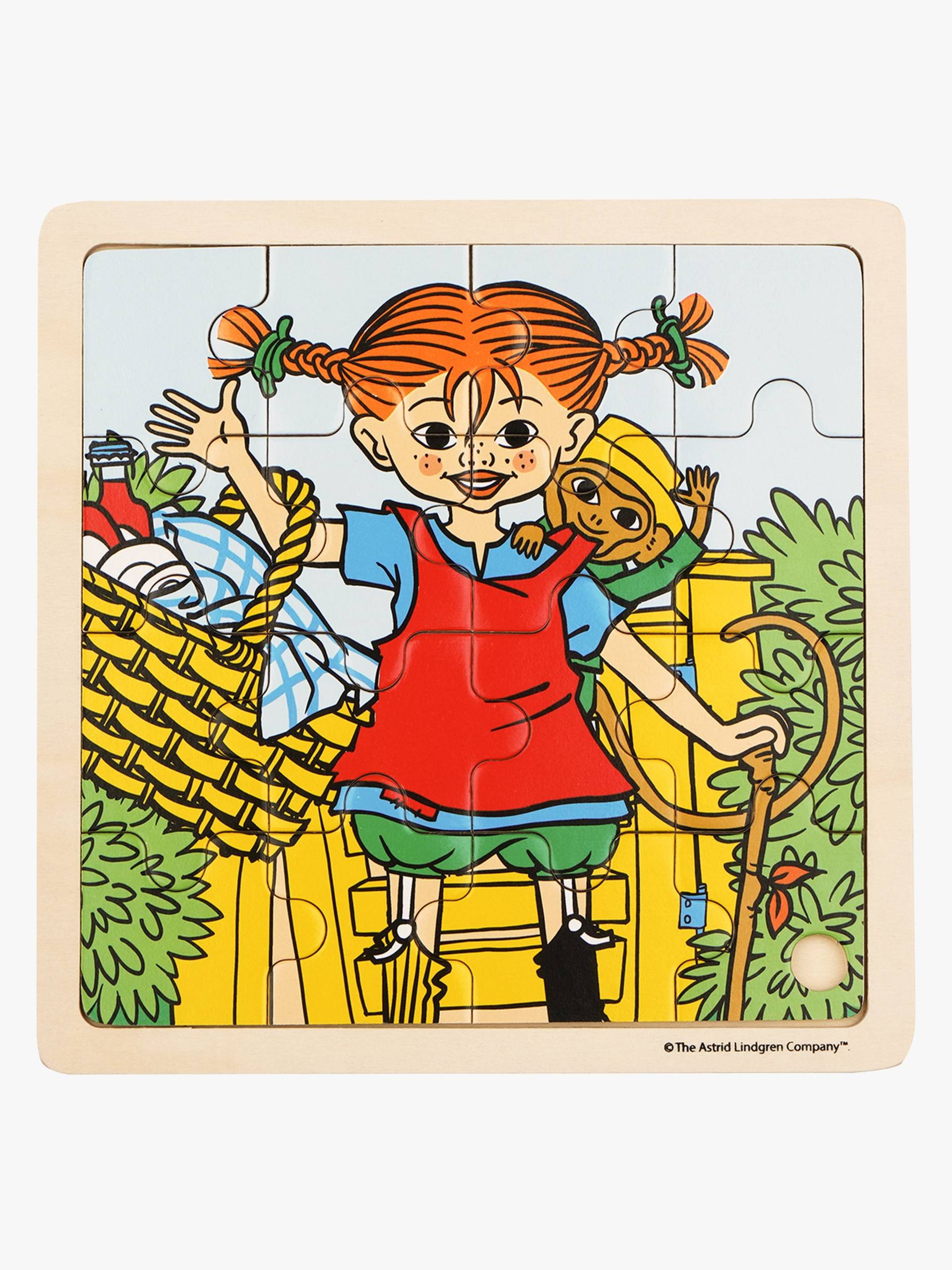 Pippi Langstrumpf Holzpuzzle Pippi & Herr Nilsson 16 Teile Pippi Langstrumpf Holzpuzzle Pippi & Herr Nilsson 16 Teile von Pippi Langstrumpf