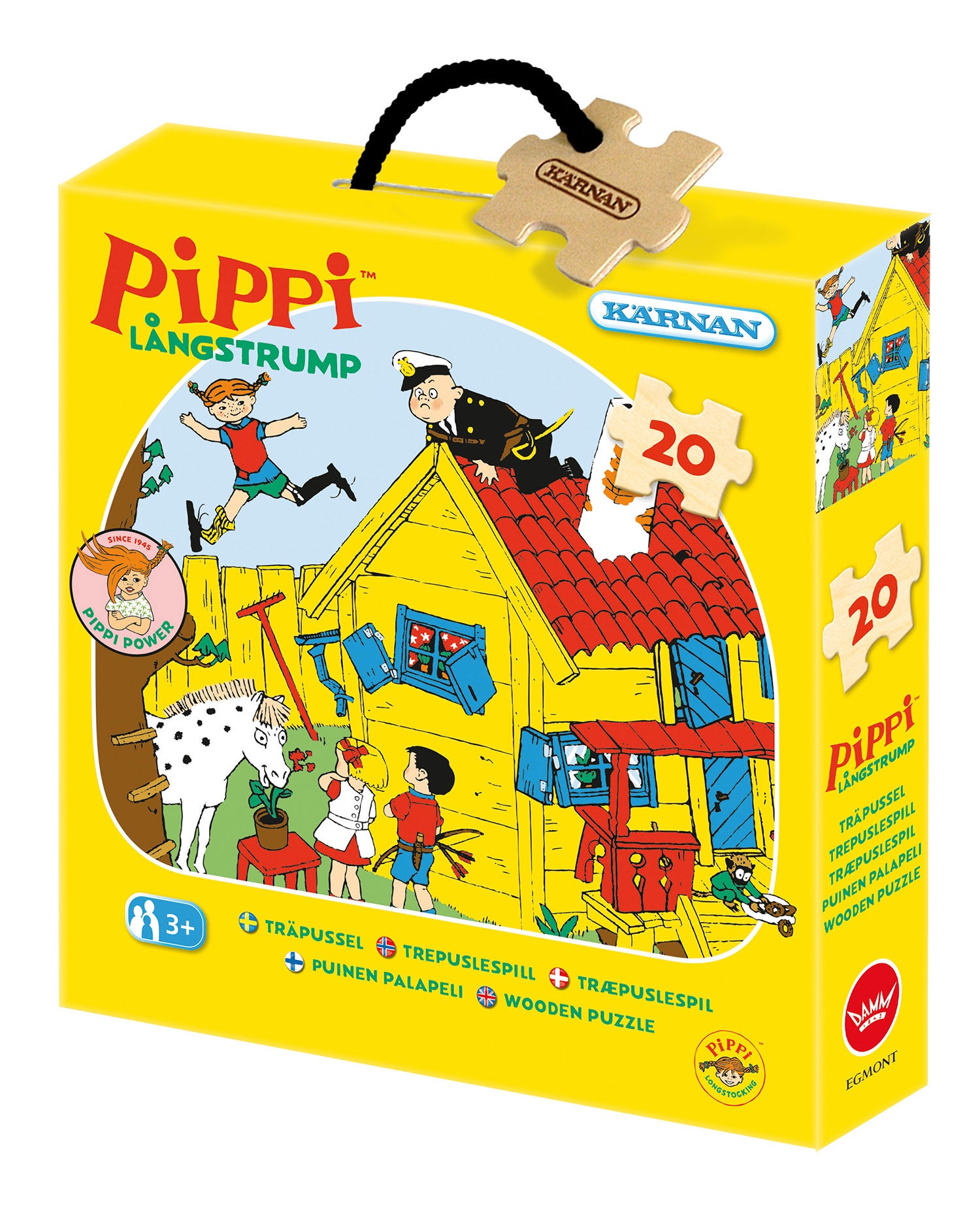 Pippi Langstrumpf Puzzle 20 Teile von Pippi Langstrumpf