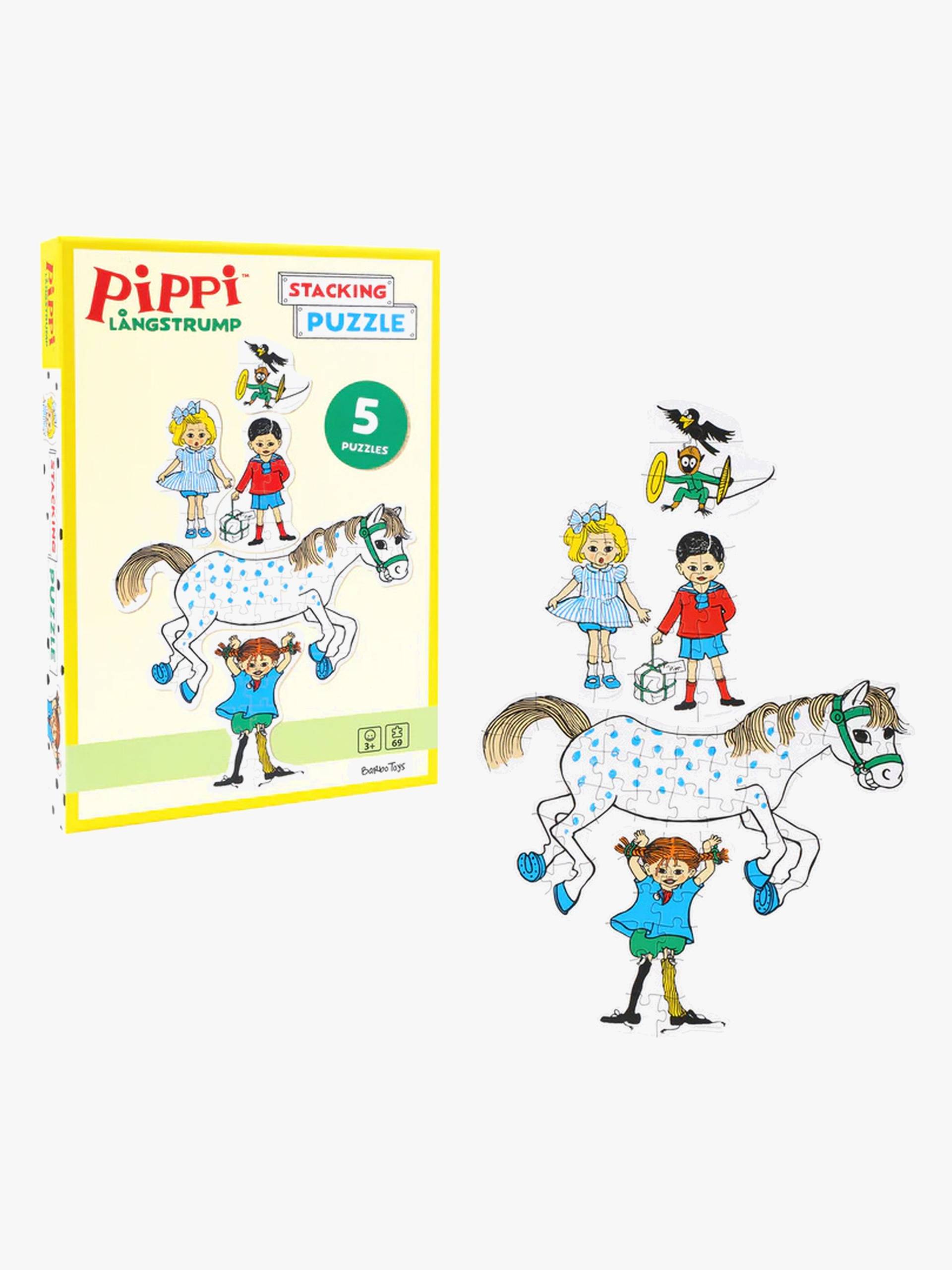 Pippi Langstrumpf Stapelpuzzle 5-in-1 Pippi Langstrumpf Stapelpuzzle 5-in-1 von Pippi Langstrumpf