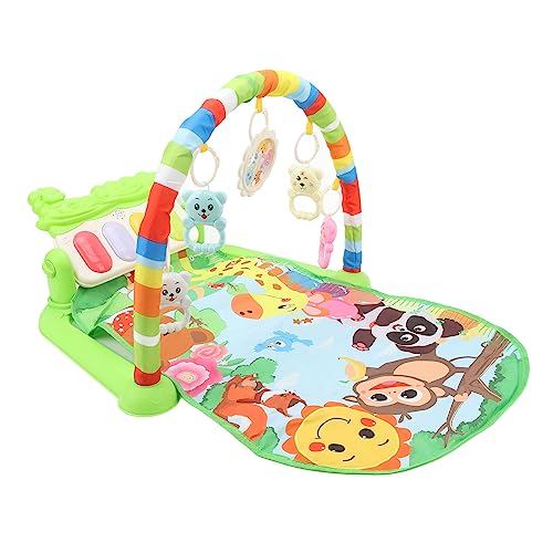 Pissente Musical Baby Fitnessstudios Spielen Mats Batteriebetriebene Musikalische Aktivität Babyspiel Klavier Fitness von Pissente