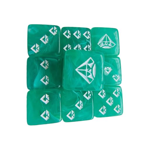 Sechsseitige Würfel mit runden Ecken, Rollenspiel, Mathematikzählen, Lehrwerkzeug für Brettspiel, KTV, Party, Juwelenmuster, Tischspiel, Zubehör für Rollenspiele, 10 Stück Sechsseitige Würfel mit runden Ecken, Rollenspiel, Mathematikzählen, Lehrwerkzeug für Brettspiel, KTV, Party, Juwelenmuster, Tischspiel, Zubehör für Rollenspiele, 10 Stück von Pitadue