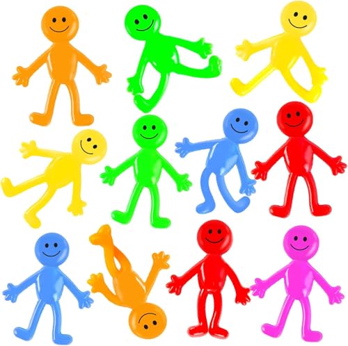 Mitgebsel Kindergeburtstag Stretchy Mini Figuren 60Pcs Sensorik Spielzeug Pinata Füllung Kinder Kleinigkeiten Fidget Toys Gastgeschenke Geburtstag Kleine Anti Stress Autismus Geschenke von Piucrty