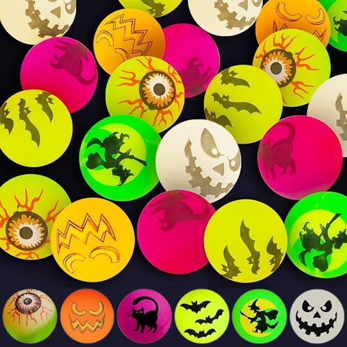 Piucrty Halloween Flummies für Kinder Mitgebsel 72Pcs Kleine Bälle Give Aways Gummiball Party Favors Haloween Kleinigkeiten Mitbringsel Kindergeburtstag Leuchtflummi Pinata Füllung Geschenke Goodies Piucrty Halloween Flummies für Kinder Mitgebsel 72Pcs Kleine Bälle Give Aways Gummiball Party Favors Haloween Kleinigkeiten Mitbringsel Kindergeburtstag Leuchtflummi Pinata Füllung Geschenke Goodies von Piucrty
