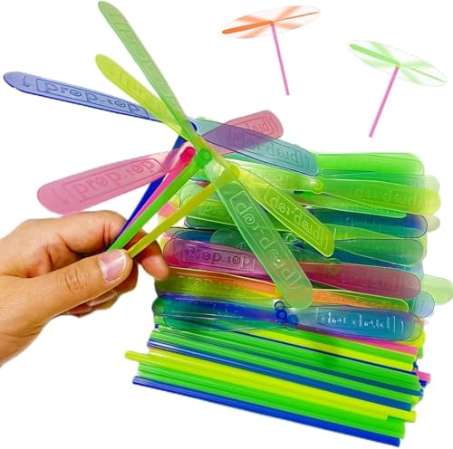 Mitgebsel Kindergeburtstag Propeller Spielzeug 50Pcs Pinata Füllung Kinder Gastgeschenke Outdoor Spiele Give Aways Party Beschäftigung Propellerspiel Tombola Preise Kleine Geschenke Goodies von Piucrty