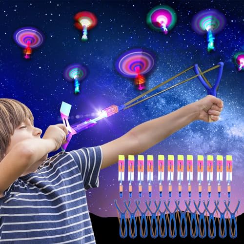 Mitgebsel Kindergeburtstag Leuchtspielzeug Schleuder 12Pcs Gastgeschenke Led Helikopter Give Aways Party Beschäftigung Kinder Kleinigkeiten Tombola Preise Spiele Kleine Geschenke Wundertüte von Piucrty