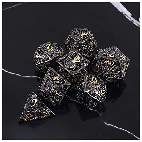 Würfel 7 stücke rein Kupfer Cthulhu Metall würfel Set DND. Wird for Dungeon und Dragon Rolle verwendet, die Spiele Spielen Würfel Gezinkte Würfel (Size : 399) von PiurUf