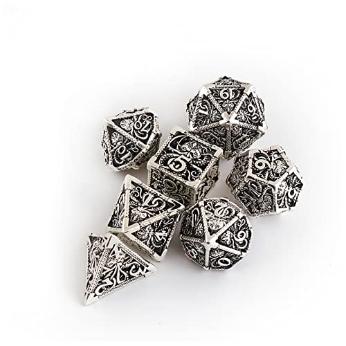 Würfel 7 stücke rein Kupfer Cthulhu Metall würfel Set DND. Wird for Dungeon und Dragon Rolle verwendet, die Spiele Spielen Würfel Gezinkte Würfel (Size : 410) von PiurUf