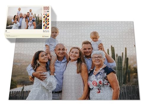 Benutzerdefiniertes Puzzle, personalisiertes Fotopuzzle Geschenk 99/100/500/1000 Teile | Puzzle für Erwachsene | Benutzerdefiniertes Puzzle für Weihnachten von PixArts