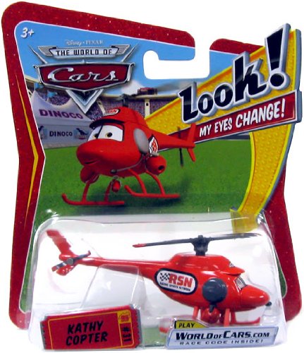 Disney Pixar - CARS - P7076 - Look! MY EYES CHANGE! - KATHY COPTER #31 - Die-Cast Car mit ONLINE CODE - OVP von Disney