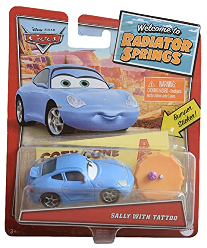 Pixar Disney Cars Sally im Maßstab 1:55 mit Tattoo, Willkommen bei Radiator Springs von Pixar