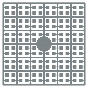 Pixelhobby Midi Perlen 120 Silber Grau 2x2mm - 140 Pixel von PixelHobby