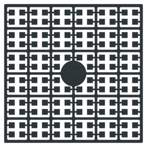 Pixelhobby Midi Perlen 135 Anthrazit Schwarz 2x2mm - 140 Pixel von PixelHobby