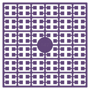 Pixelhobby Midi Perlen 147 Dunkel Verblasst Violett 2x2mm - 140 Pixel von PixelHobby