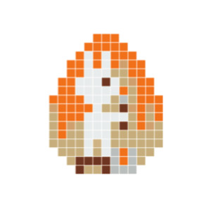 Pixelhobby Osterhase - Ostern Pixelhobby-Muster - Påskehare Pixelhobby - Påske Perlemønster von PixelHobby