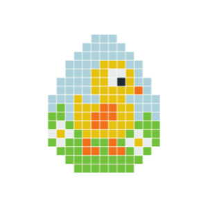 Pixelhobby Osterküken - Ostern Pixelhobby-Muster - Påskekylling Pixelhobby - Påske Perlemønster von PixelHobby