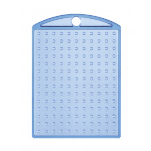 Pixelhobby Schlüsselanhänger/Medaillon transparent Blau 3x4cm -1 Stk von PixelHobby