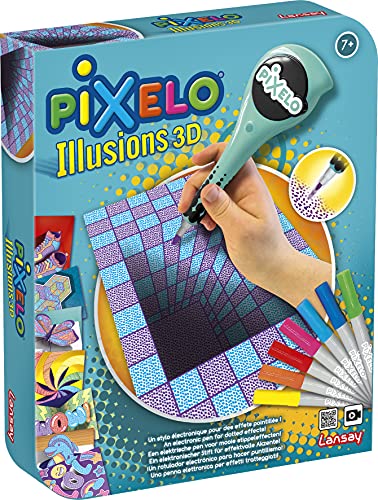 Pixelo - 3D-Illusion - Zeichnungen und Färbung - Ab 7 Jahren - Lansay von Pixelo