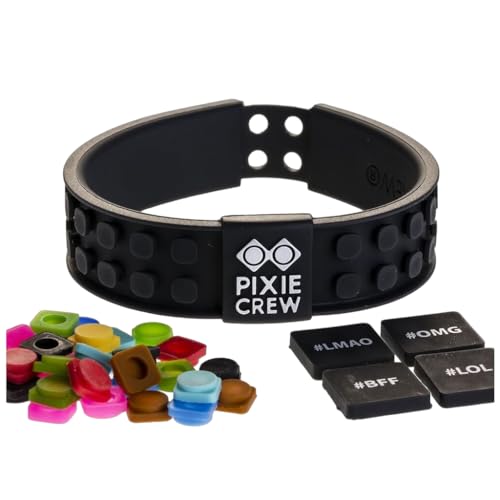 Pixie Crew Armbänder inkl. Gratis Pixel (#Hashtag Schwarz) von Pixie Crew