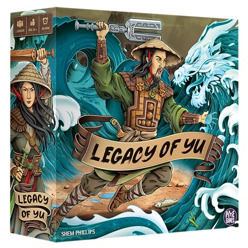 Pixie Games - Legacy of Yu - Garphill Games - Jeu de Société Solo à Stratégies Multiples - Placement d'Ouvriers - 1 Joueur - Français - PIX-1262 von Pixie Games