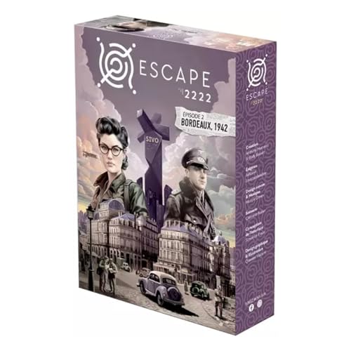 Pixie Games Escape 2222 Episode 2: Bordeaux 1942, Escape Game Audio, interaktive Geschichte, kooperatives Rätselspiel für 1 bis 4 Spieler, kompaktes Format, ab 10 Jahren Pixie Games Escape 2222 Episode 2: Bordeaux 1942, Escape Game Audio, interaktive Geschichte, kooperatives Rätselspiel für 1 bis 4 Spieler, kompaktes Format, ab 10 Jahren von Pixie Games