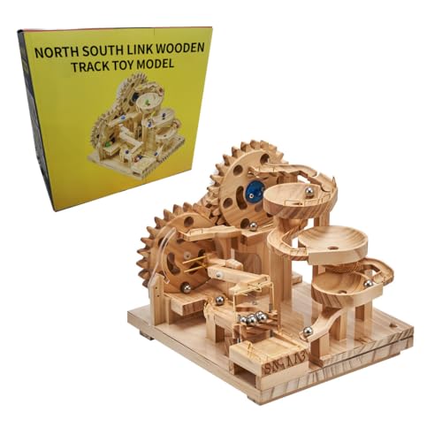 PizazzToy 3D Holz Puzzle SN113 Modell mit Mechanischer Übertragung, Holzpuzzle Erwachsene Mechanische Stahlkugelbahn Modellbausatz Basteln Modell, Weihnachten 2025 Dekoration Geschenk Modell PizazzToy 3D Holz Puzzle SN113 Modell mit Mechanischer Übertragung, Holzpuzzle Erwachsene Mechanische Stahlkugelbahn Modellbausatz Basteln Modell, Weihnachten 2025 Dekoration Geschenk Modell von PizazzToy