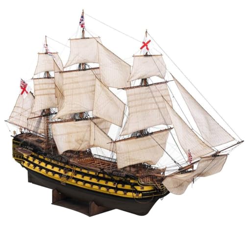 PizazzToy 3D Puzzle Holz Segelschiff für Erwachsene, DIY Montage 1:200 Maßstab 3D Holzpuzzle Schlachtschiff HMS Victory Bastelset, Weihnachten 2025 Dekoration Geschenk Modell PizazzToy 3D Puzzle Holz Segelschiff für Erwachsene, DIY Montage 1:200 Maßstab 3D Holzpuzzle Schlachtschiff HMS Victory Bastelset, Weihnachten 2025 Dekoration Geschenk Modell von PizazzToy