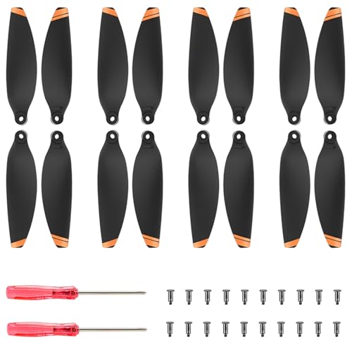 Pizsieat 8 Paar Propeller für DJI Mini 2, Mini SE, Ersatzpropeller für DJI Mavic Mini 2 / Mini SE, Propeller Ersatzklingen für DJI Mavic Mini 2 Geringes Gewicht Geräuscharm Stabiles Flugdrohnenzubehör von Pizsieat