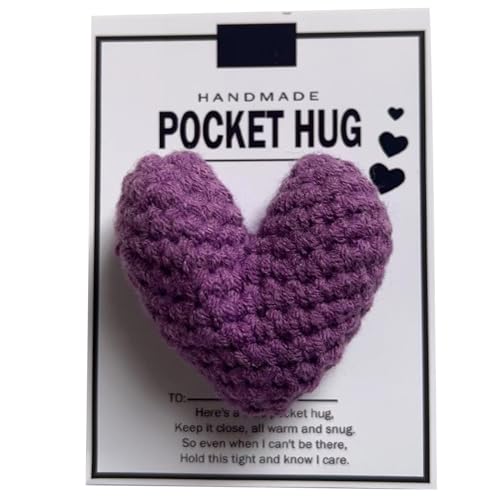 Pjeghbvop Pocket Hug Heart Good Luck Gifts Positive Heart Pocket Hug Pocket Hugs Heart Thinking Of You Gifts von Pjeghbvop