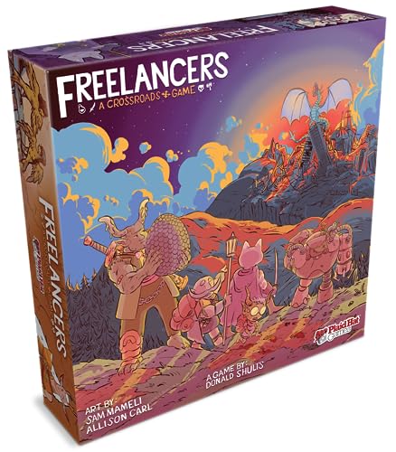 Plaid Hat Games - Freelancers - Strategic Board Game - Crossroads Game - Ages 14+ - 3-7 Players - English Version von Plaid Hat Games