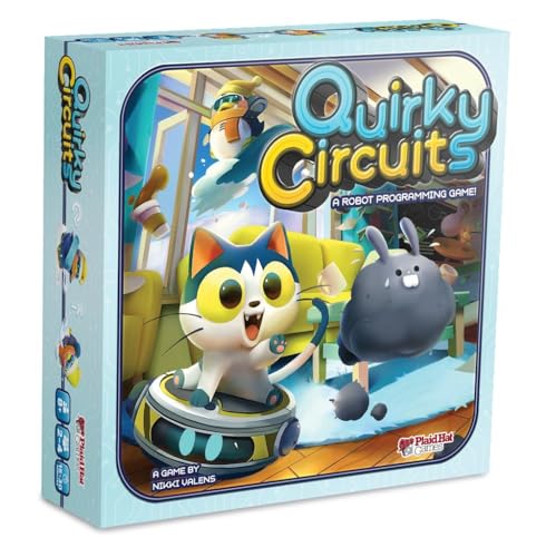 Plaid Hat Games - Quirky Circuits Penny and Gizmo's Snow Day -Brettspiel - Ab 7 Jahren - 2 bis 4 Spieler -Englische von Plaid Hat Games