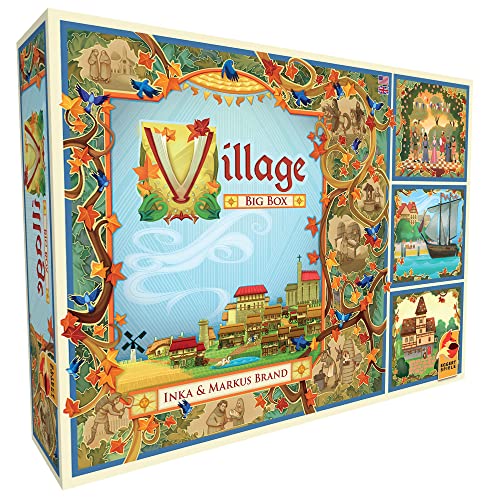 Eggertspiele, Village 2nd Edition - Big Box, Brettspiel, ab 12 Jahren, 1-5 Spieler, 90-150 Minuten Spieldauer von Plan B Games