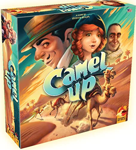 Plan B Games, Camel Up: 2nd Edition, Board Game, Ages 8+, 3-8 Players, 30-45 Minute Playing Time von Plan B Games