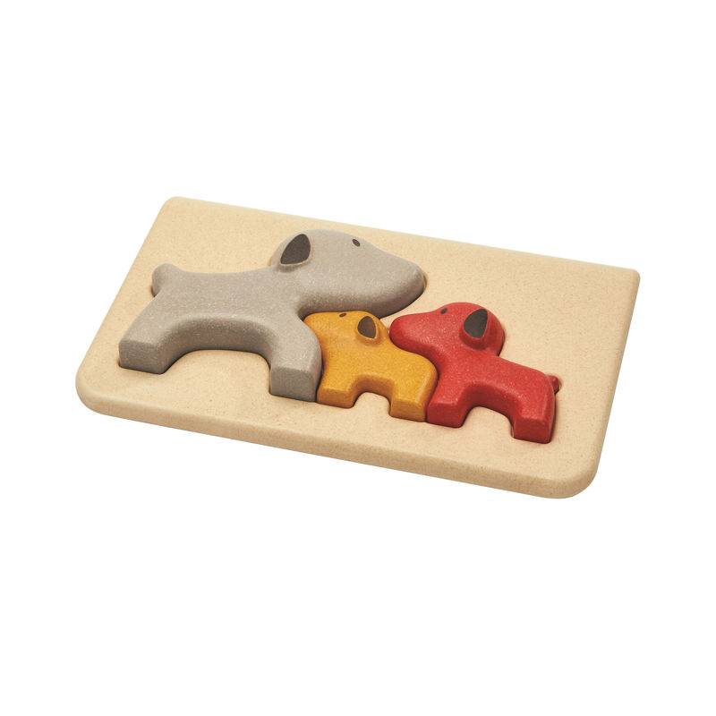 Holz-Puzzle HUNDE 3-teilig von Plan Toys