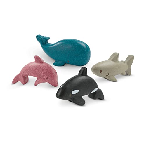 PLAN TOYS Figurines : 4 ANIMAUX DE LA MER von PlanToys