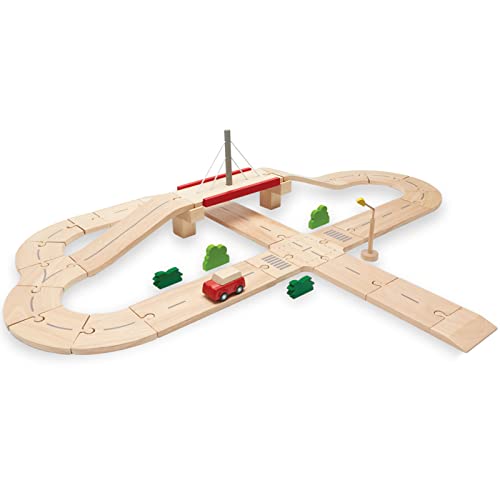 PLAN Toys PT6208 – Straßenkoffer – Holz von PlanToys