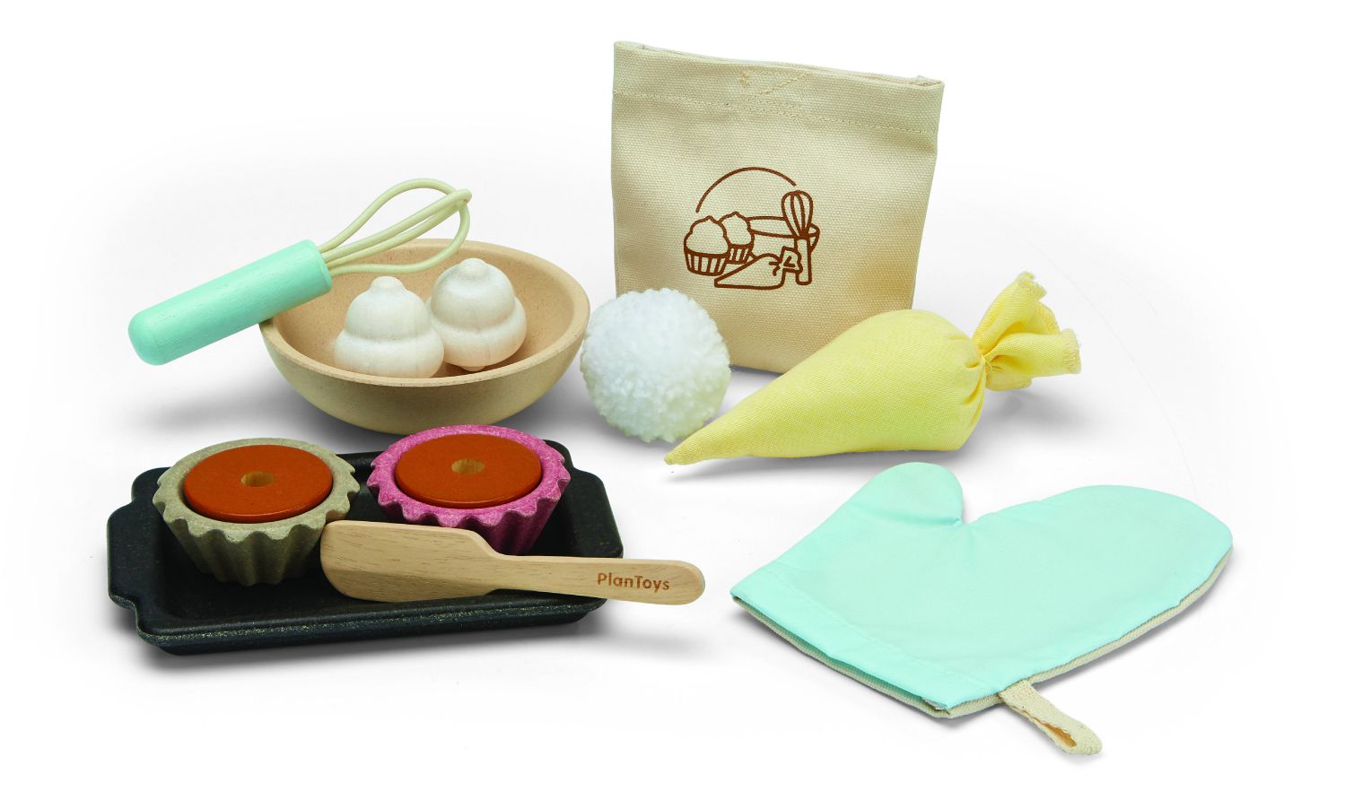 PlanToys Cupcakes Backset - PlanToys Cupcakes Backset - von PlanToys