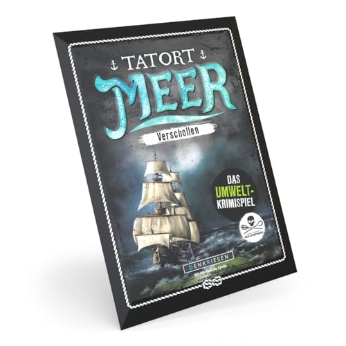 DENKRIESEN - Tatort Meer Verschollen | Spannendes Krimispiel für Erwachsene & Jugendliche für 1-6 Personen I Escape Spiel für Zuhause ab 14 Jahren | Mit Sea Shepherd im Spiel von DENKRIESEN