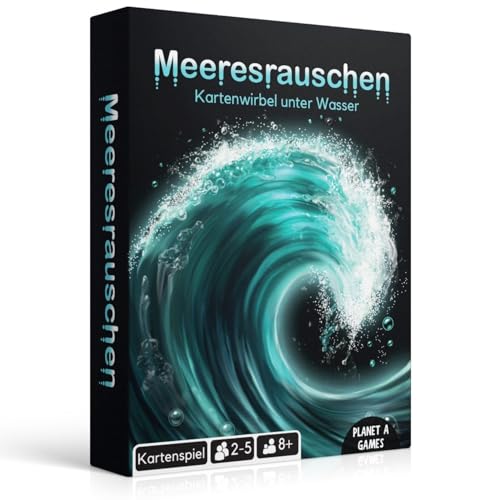 Meeresrauschen – Spannendes Kartenspiel mit Meerestieren | Taktikspiel für Groß und Klein | Perfekt für Familie, Freunde & Spieleabende | Entdeckt faszinierende Meeresbewohner von Planet A