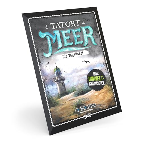 DENKRIESEN - Tatort Meer – Die Vogelinsel | Spannendes Krimispiel | Escape-Spiel für Erwachsene & Jugendliche | 1-6 Spieler | Ideal für Rätsel-Liebhaber und Team-Abenteuer | Krimi-Spiel von Planet A