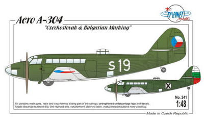 Aero A-304 Czechoslovak & Bulgarian S. von Planet Models