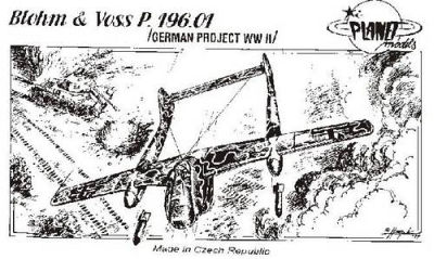 Blohm & Voss BV P.196.01, von Planet Models