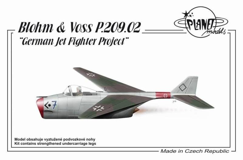 Blohm & Voss P.209 German Jet Fighter Project von Planet Models