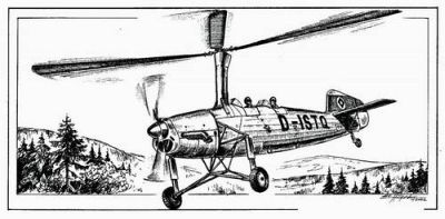 Focke-Wulf Fw 186 Autogiro von Planet Models