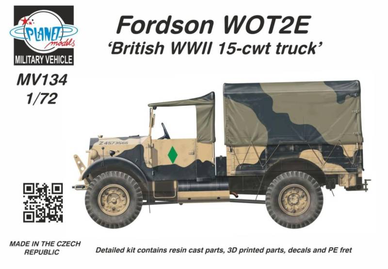 Fordson WOT2 E (15CWT) - Wooden Cargo Bed von Planet Models