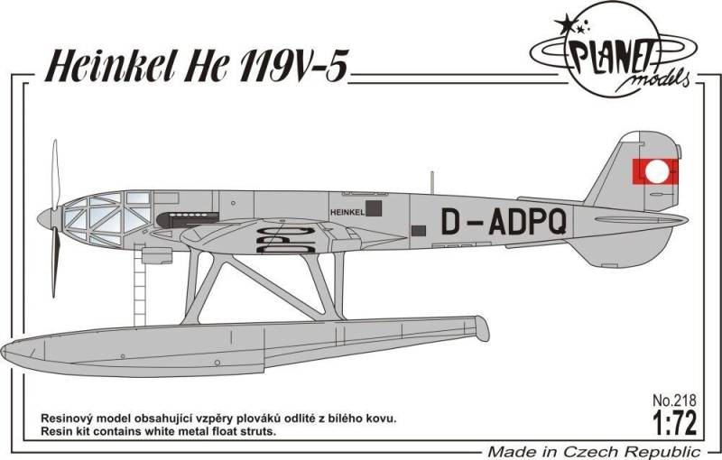 Heinkel He 119 V-5 Float Version von Planet Models